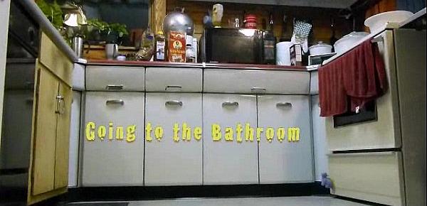  Kitchen floor piss